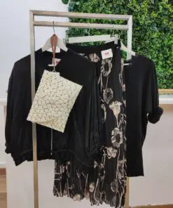 conjunto falda plisada