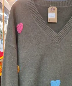 Jersey pico corazones