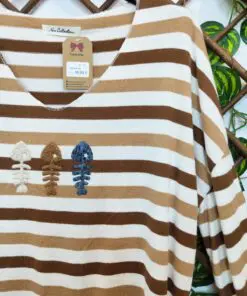 camisetas pescados marron