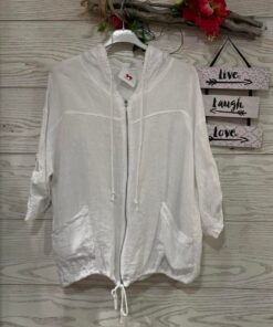 Chaqueta LINO blanca