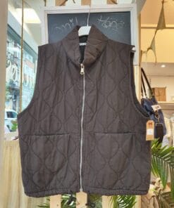 chaleco marrón choco