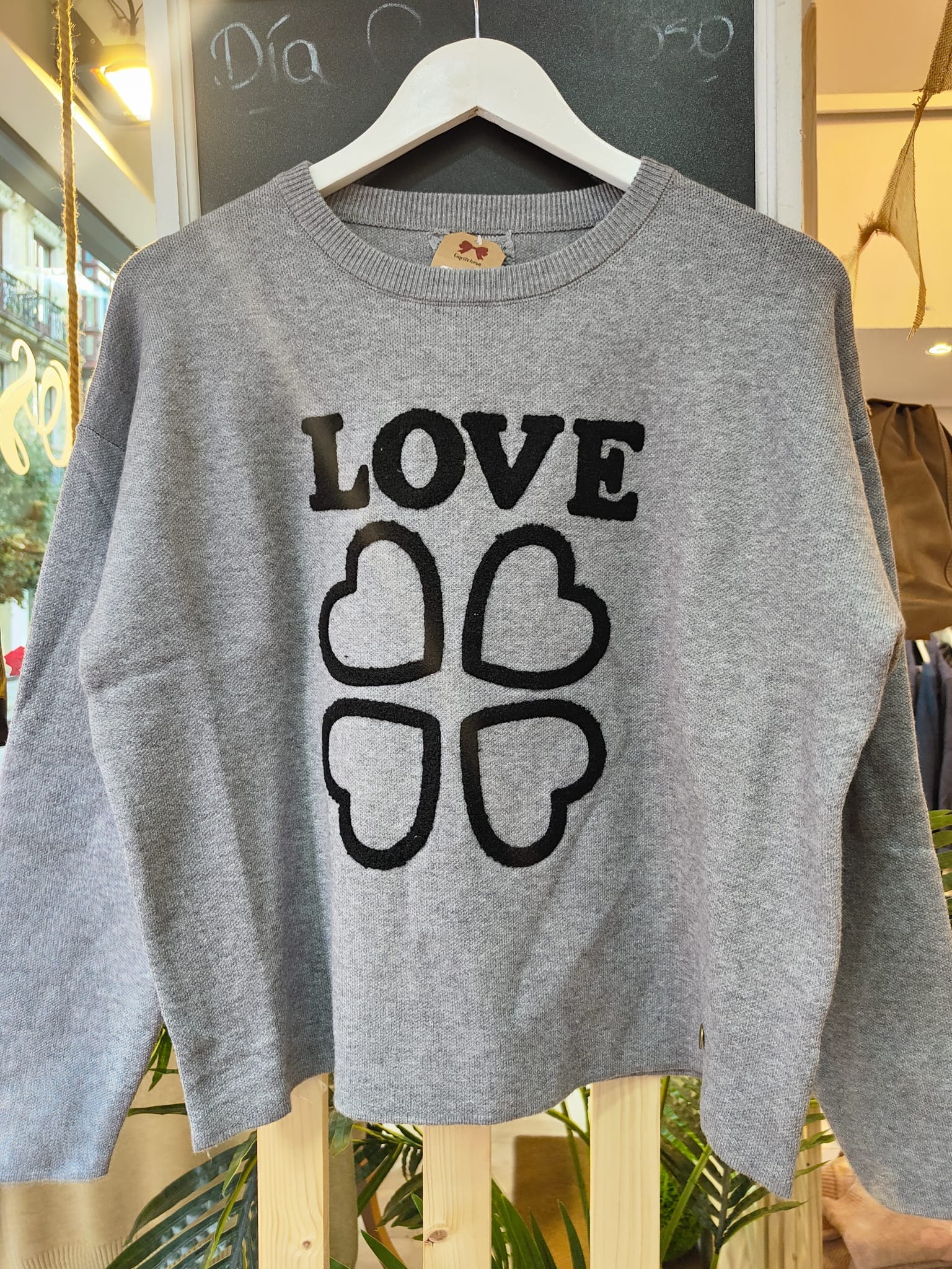 Jersey LOVE gris Jersey LOVE gris
