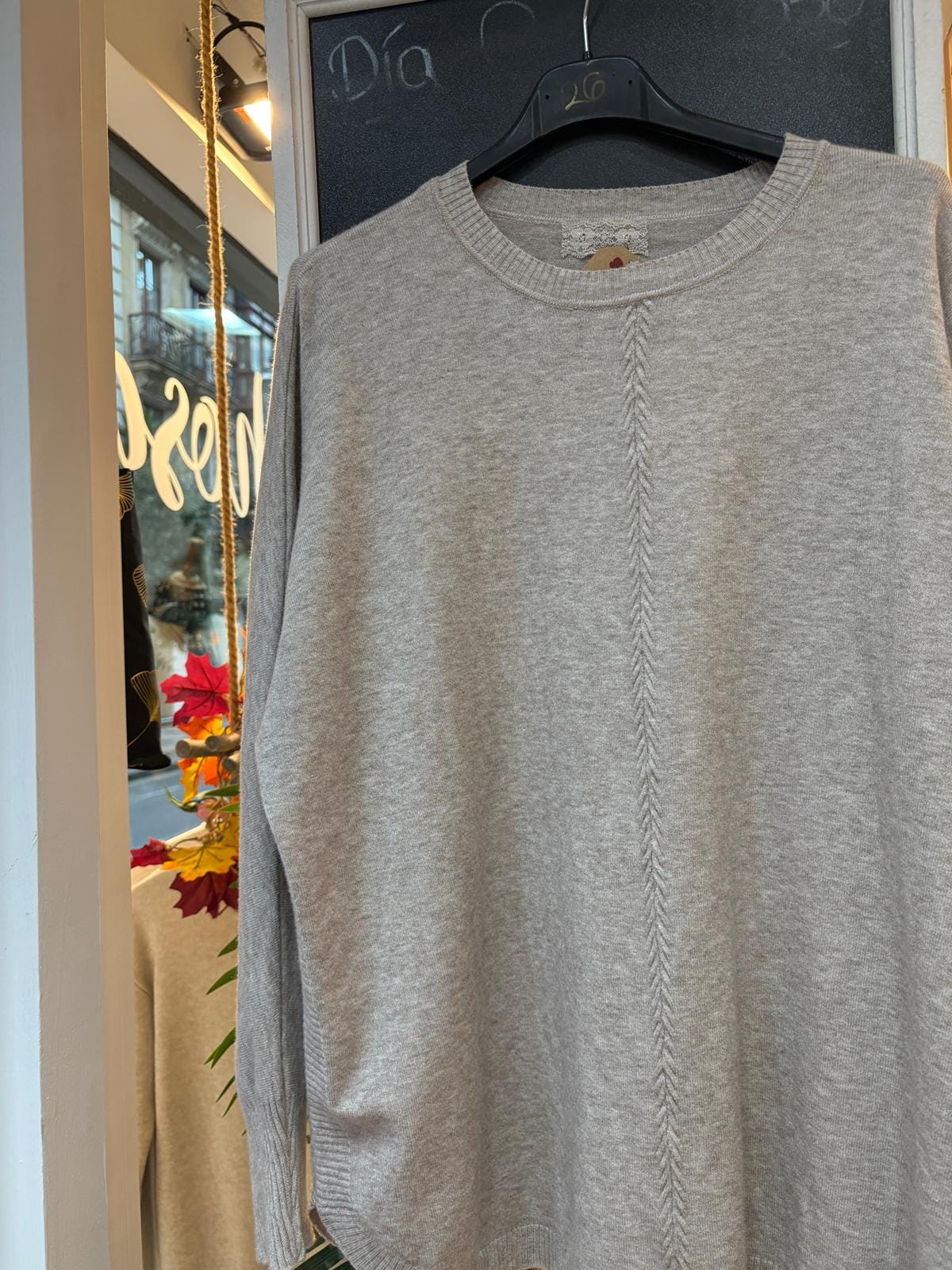 Jersey básico beige Jersey básico beige