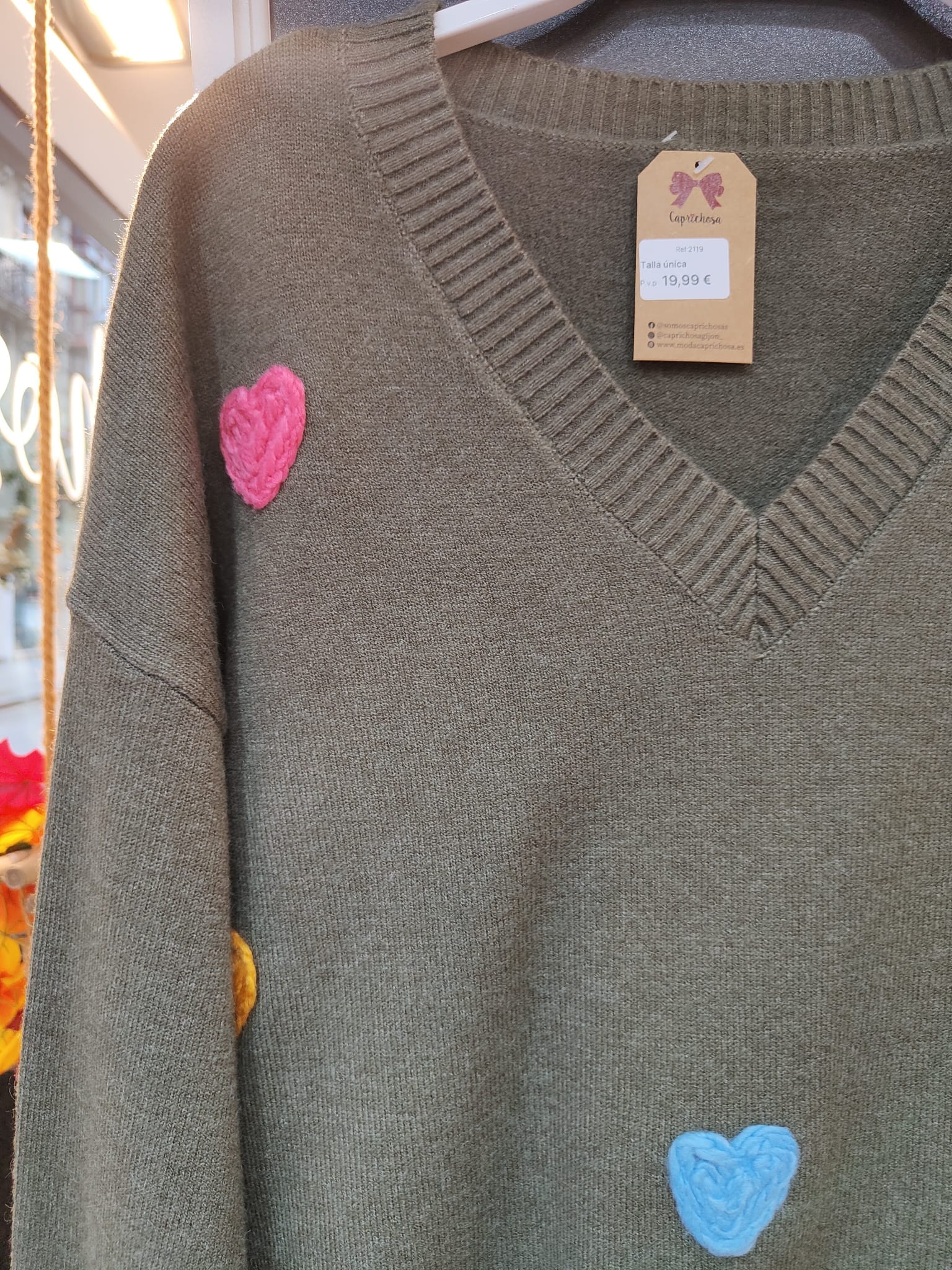 Jersey pico corazones Jersey pico corazones