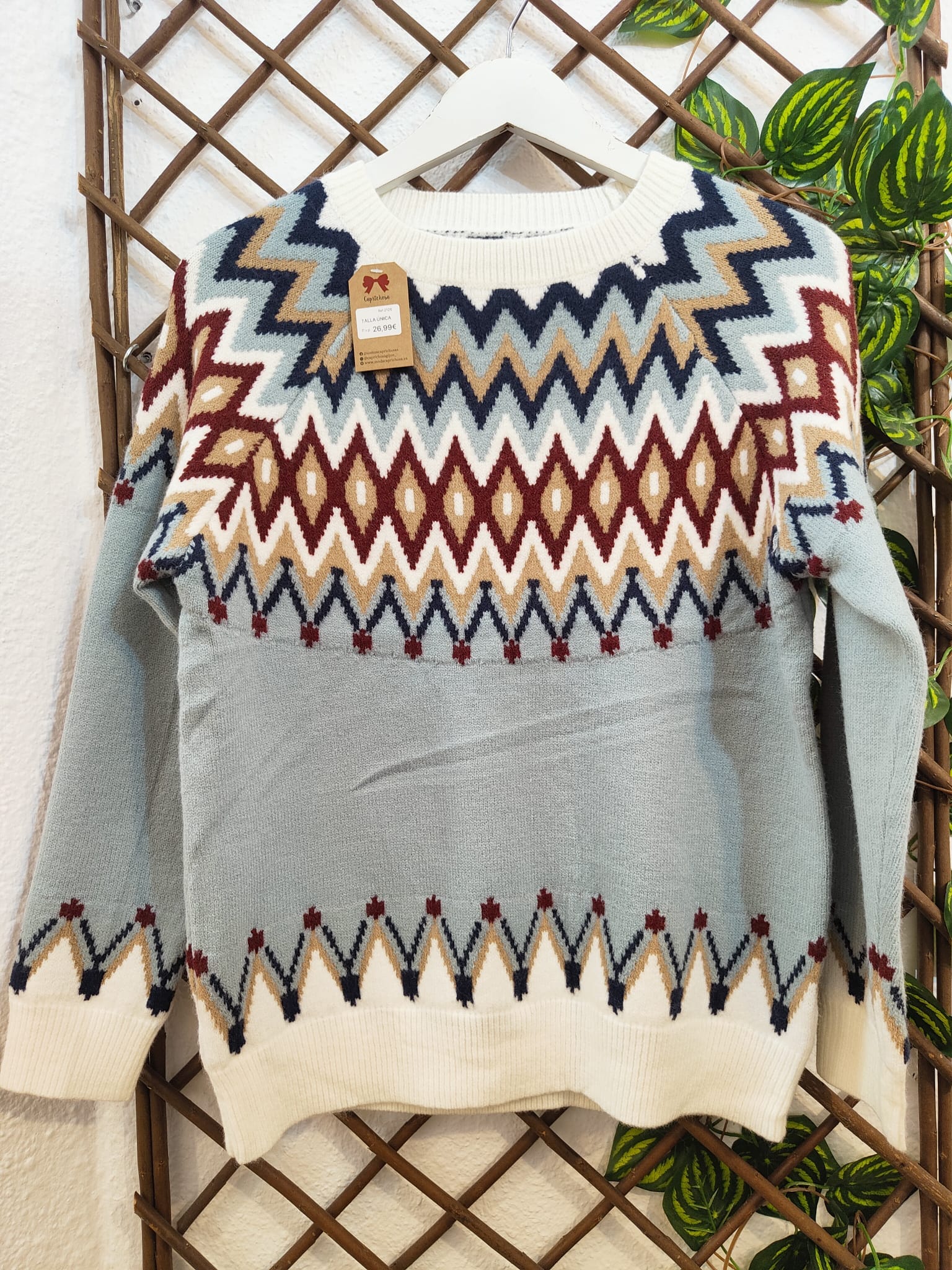 Jersey rombos gris Jersey rombos gris