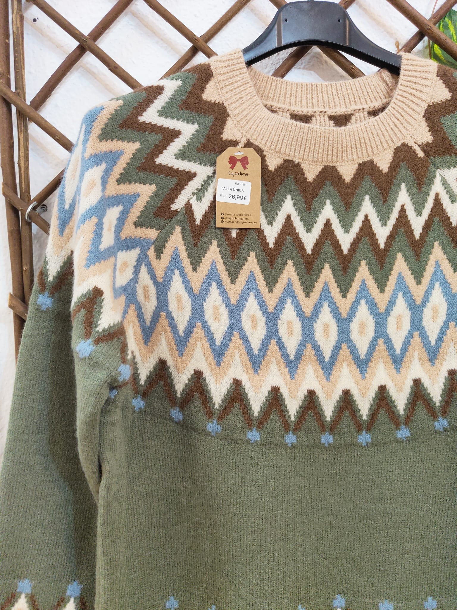 Jersey rombos verde Jersey rombos verde