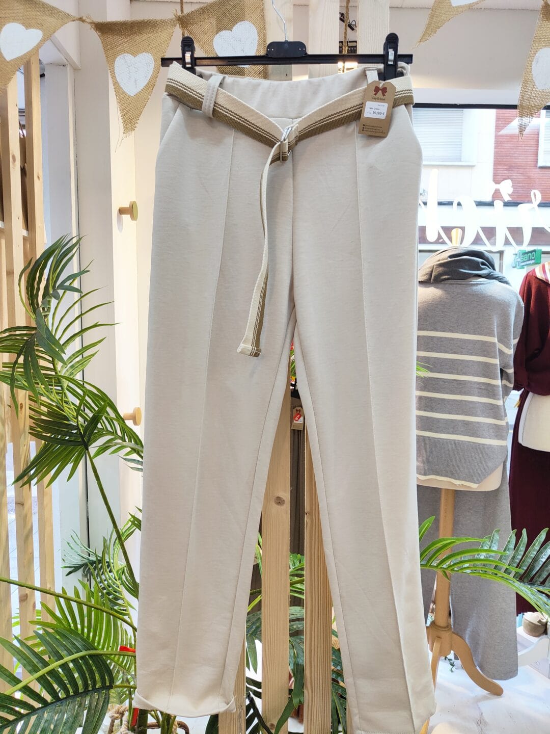 Pantalón con cinturón | súper cómodo