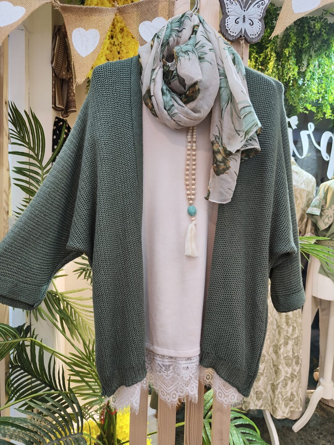 Chaqueta de punto para el verano