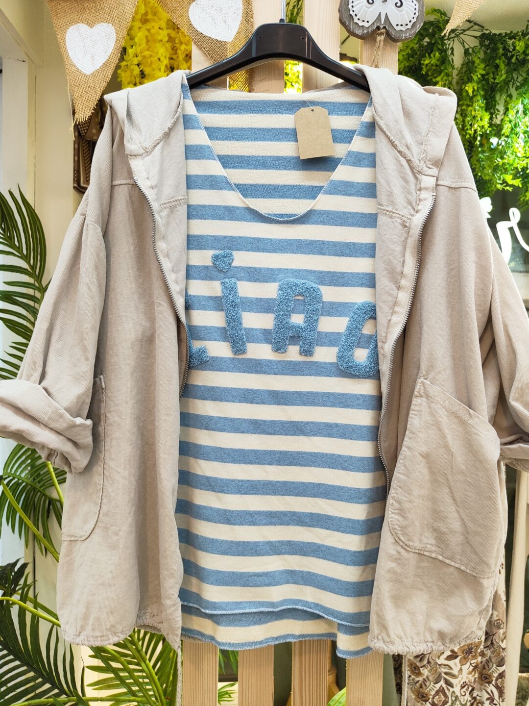 Chaqueta con capucha swett