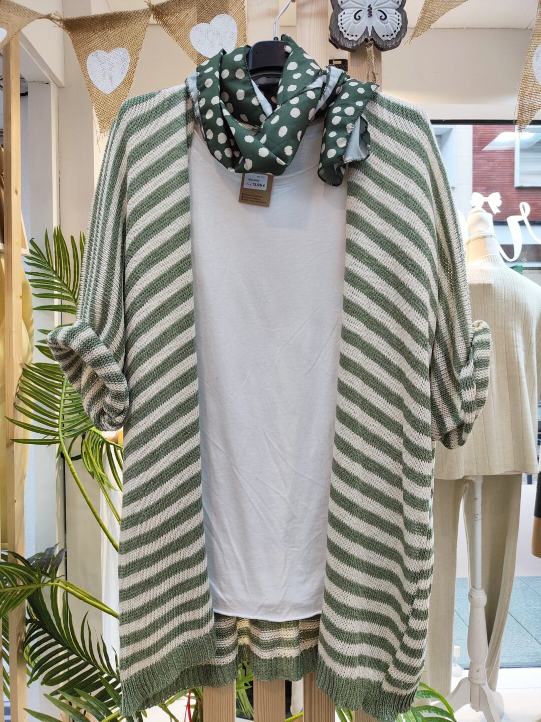 Chaqueta de punto con rayas | Varios colores