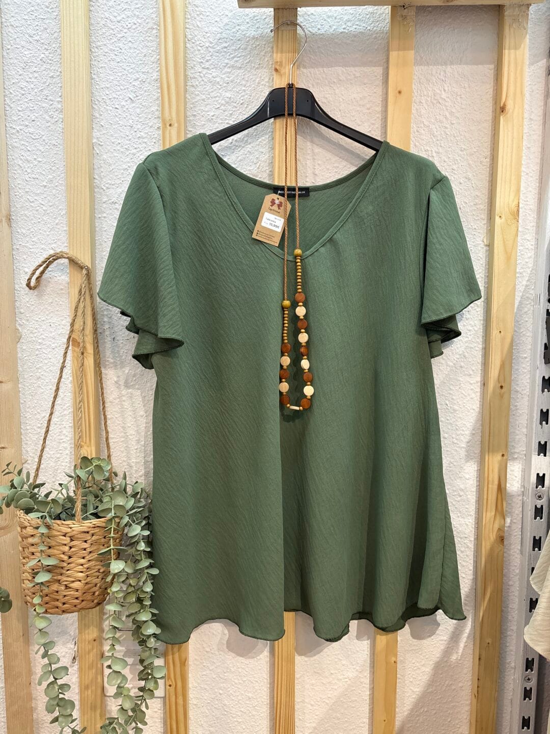 Blusa con collar