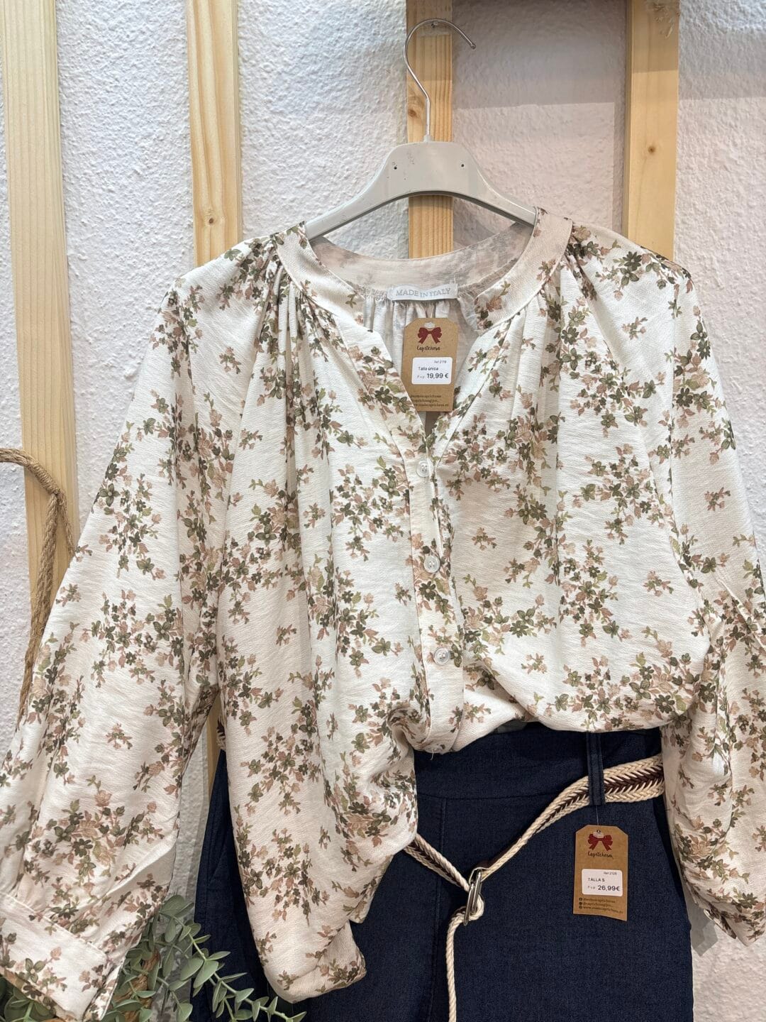 Blusa flores