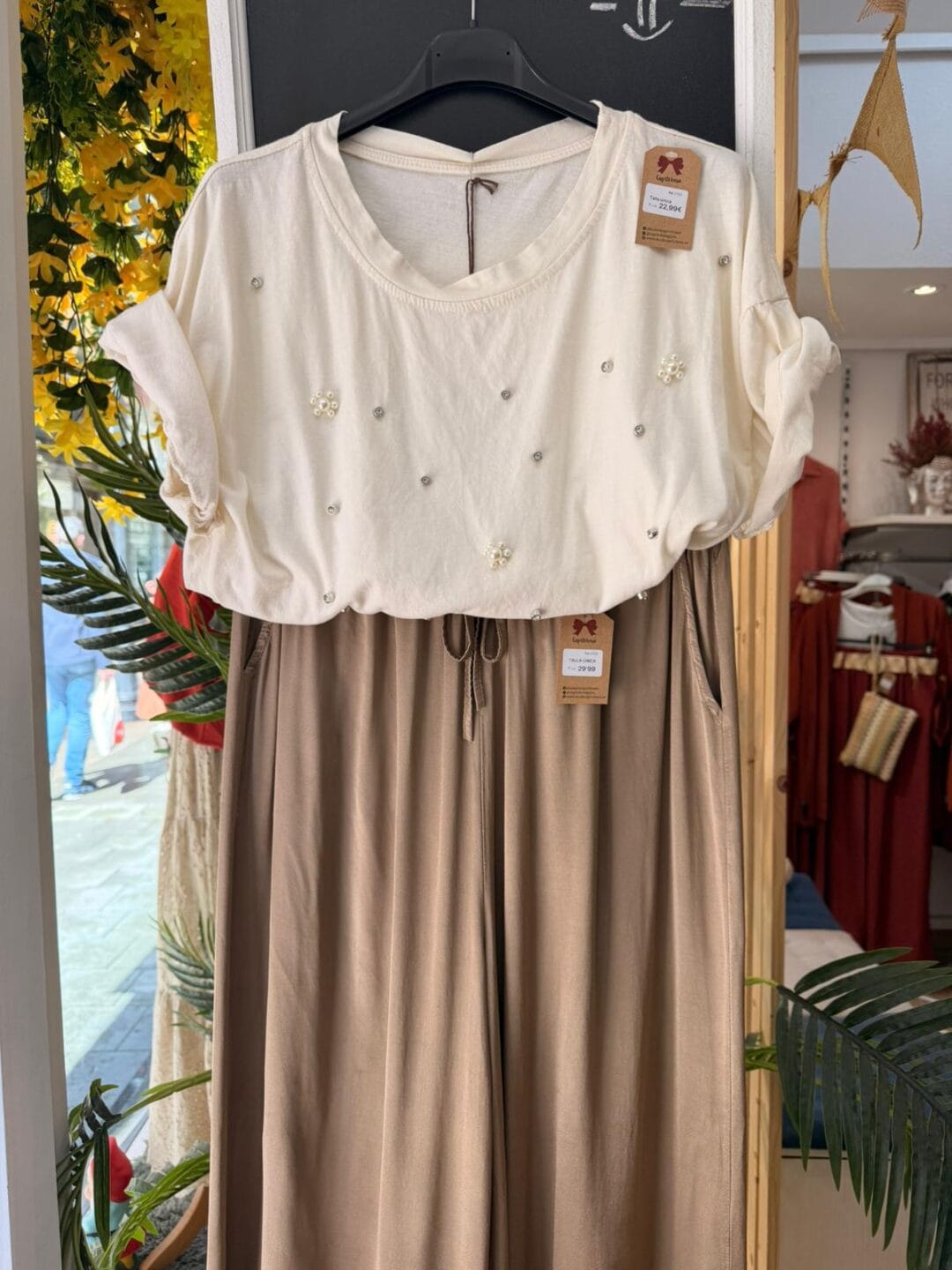 Pantalón fluido con goma | Elige tu color satinado