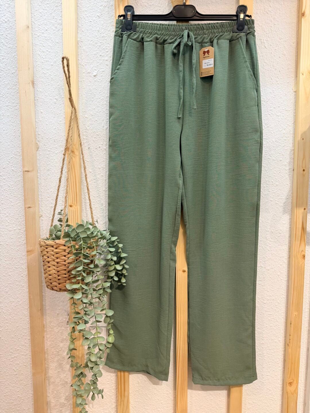 Pantalón largo fino de verano