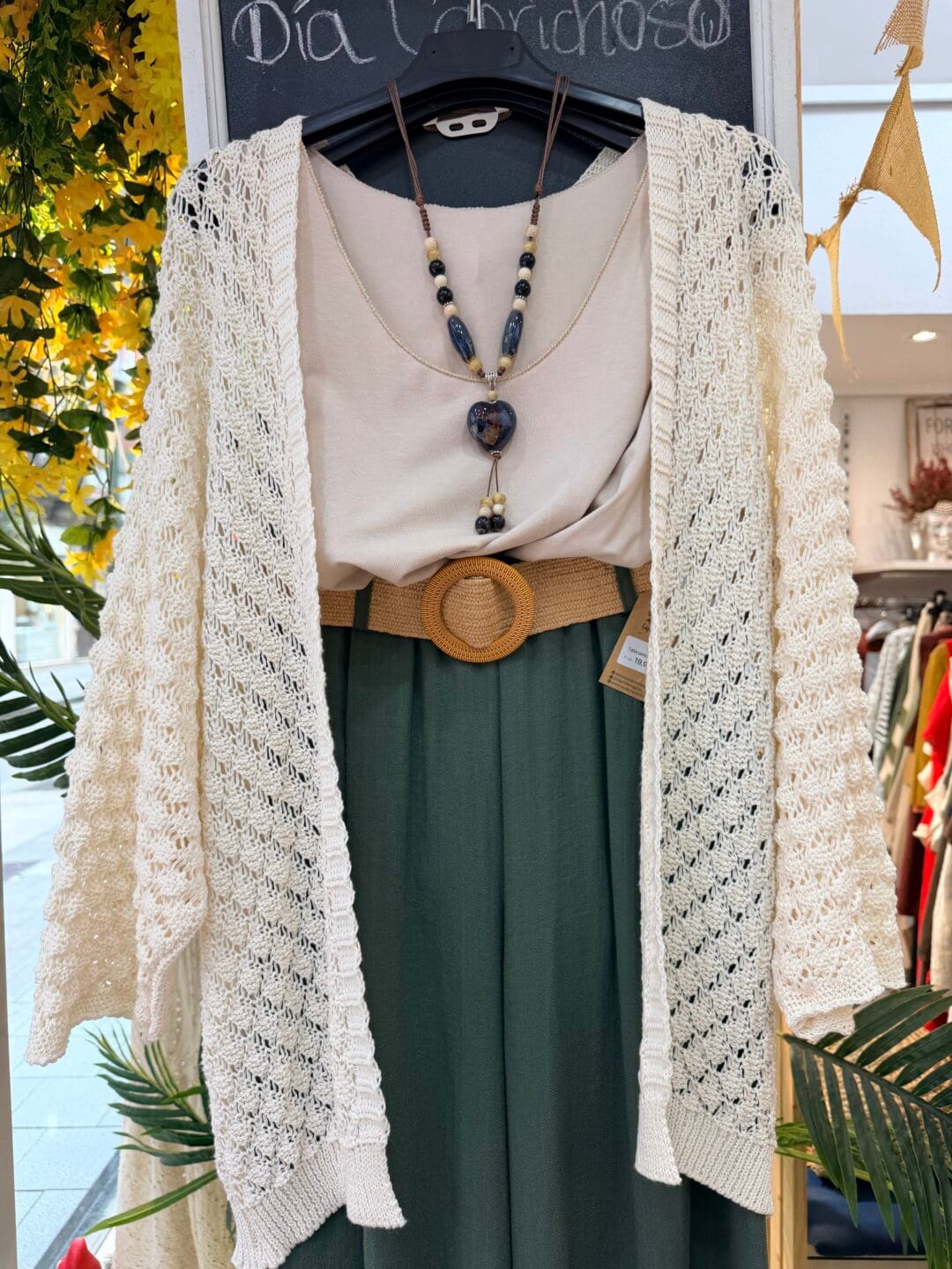 Chaqueta de verano calada | Colores de temporada