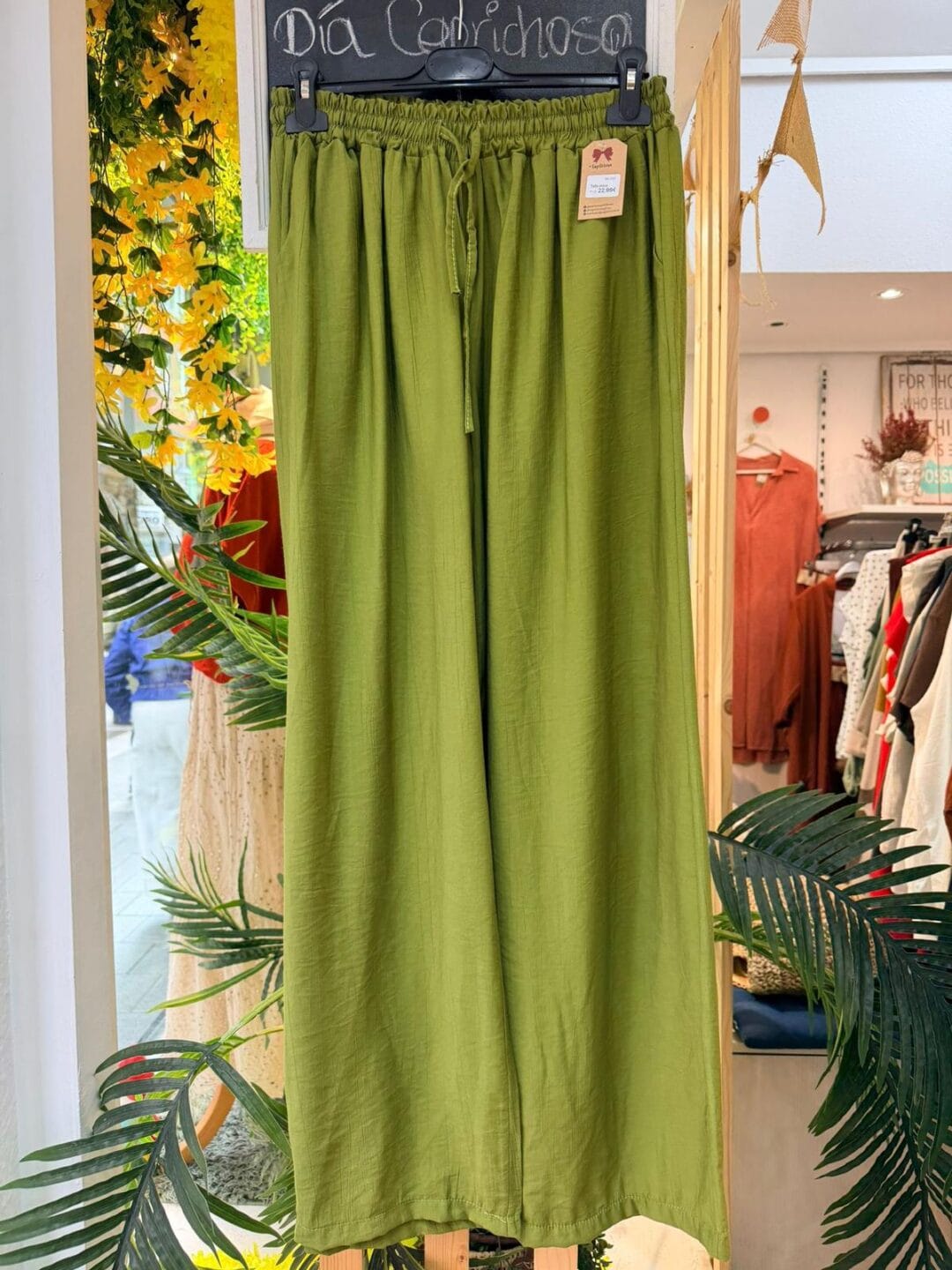 Pantalón fluido tela verano