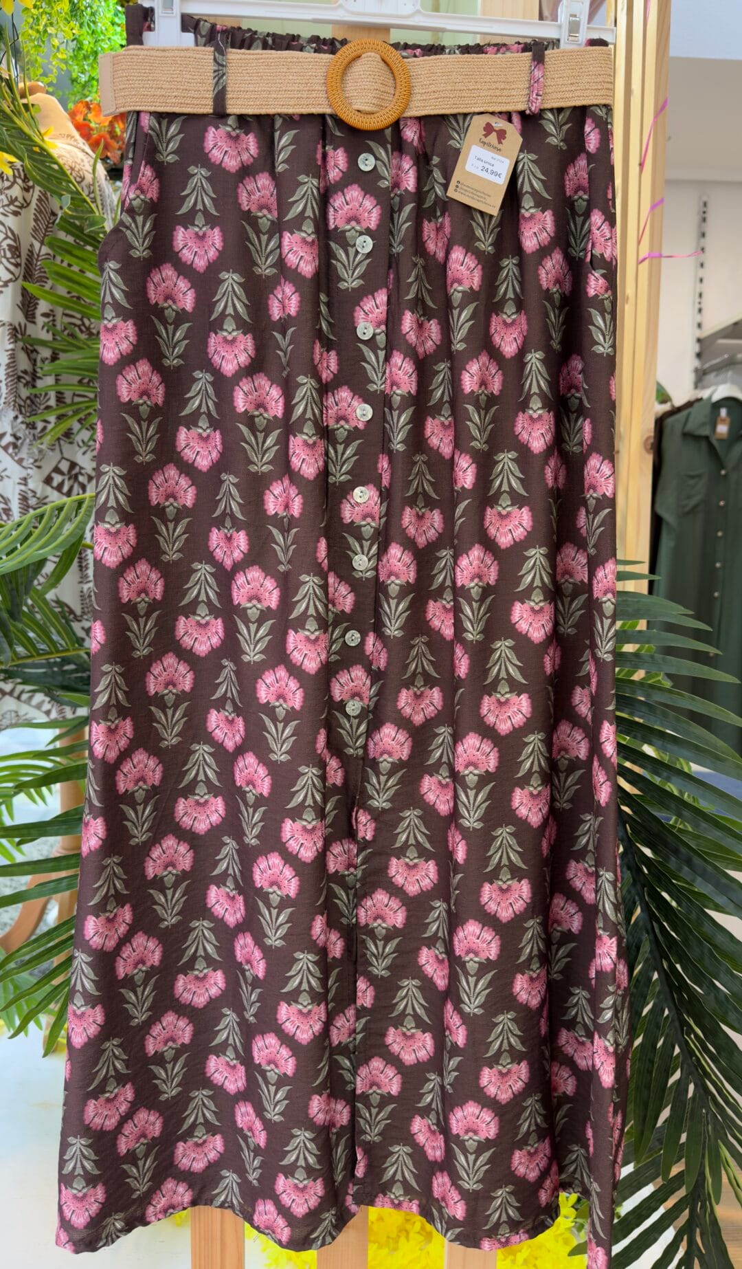 Falda estampada alma floral