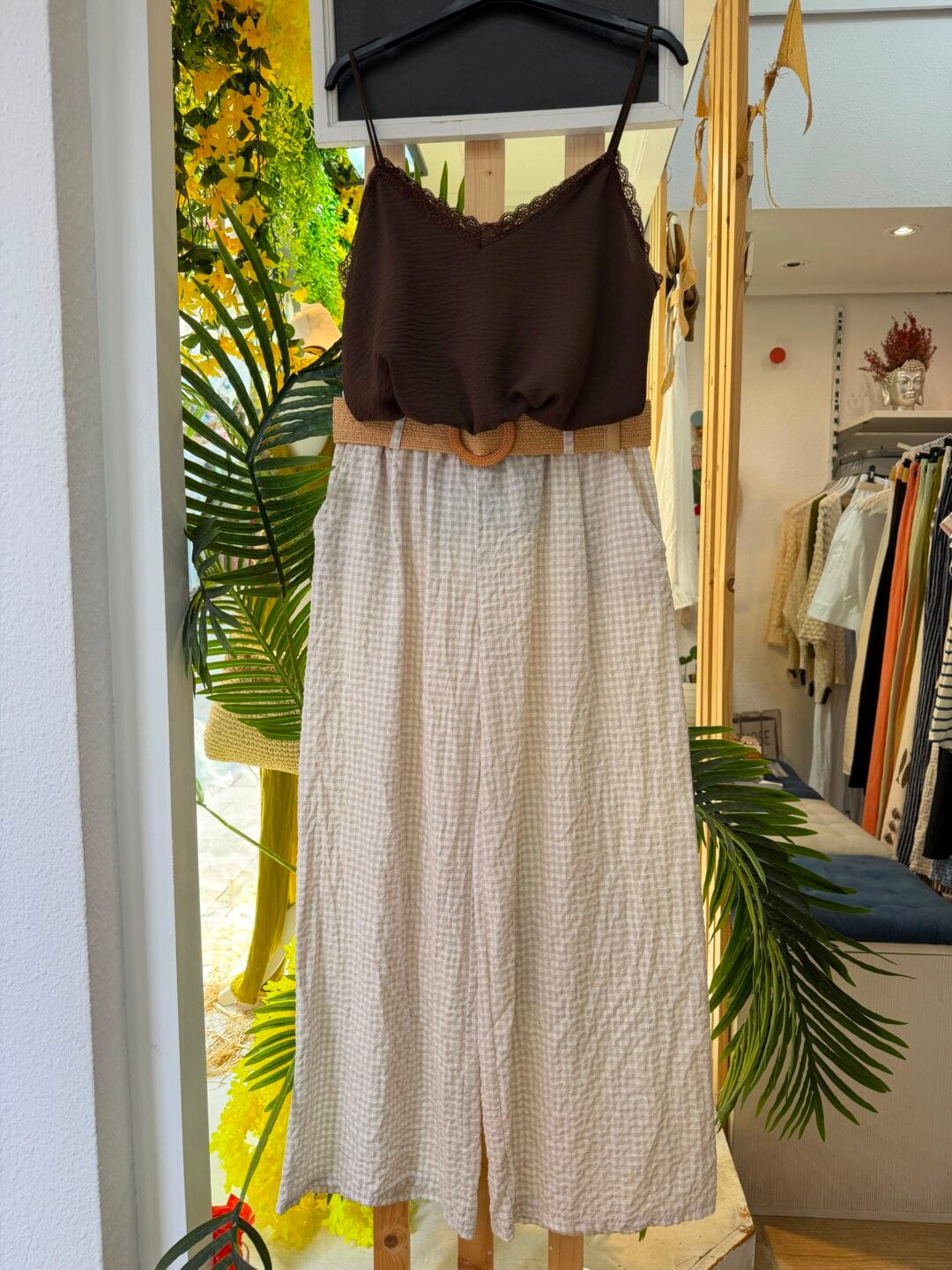 Pantalón cuadros vichy