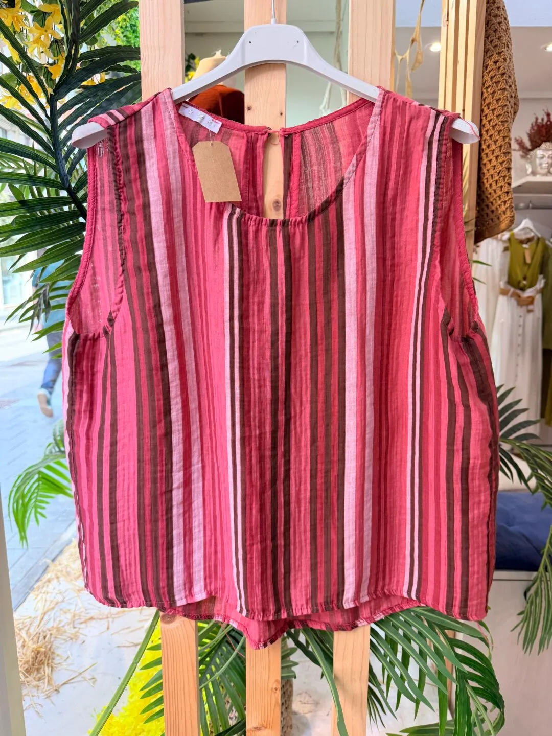 Blusa multi rayas