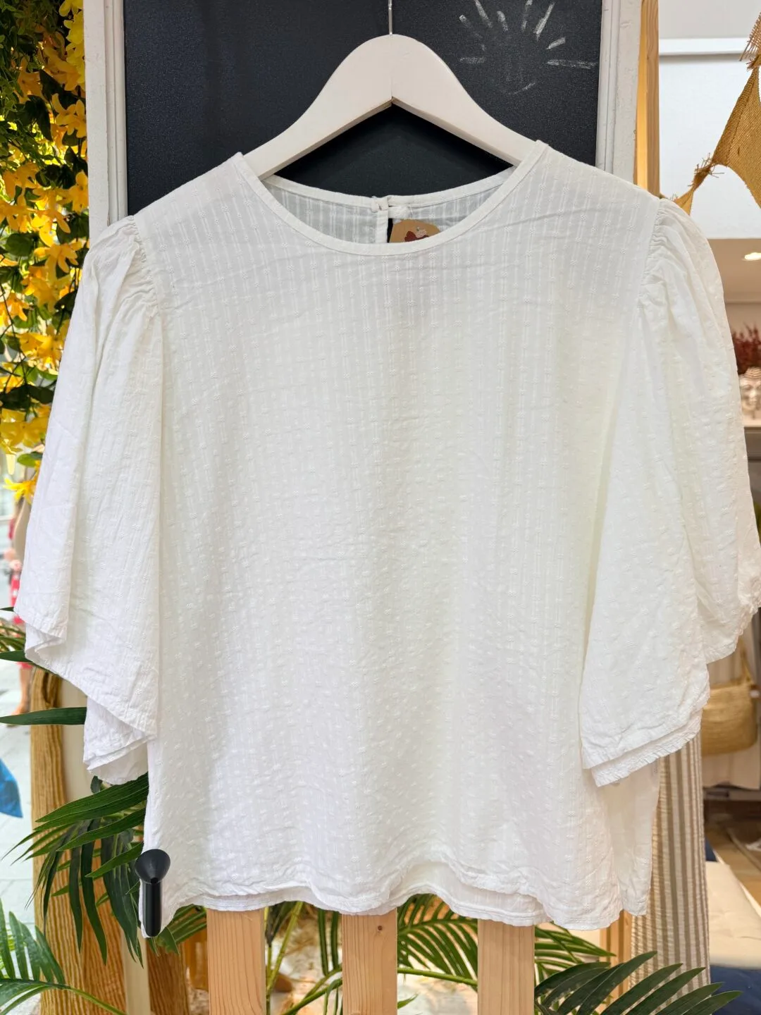 Blusa manga globo