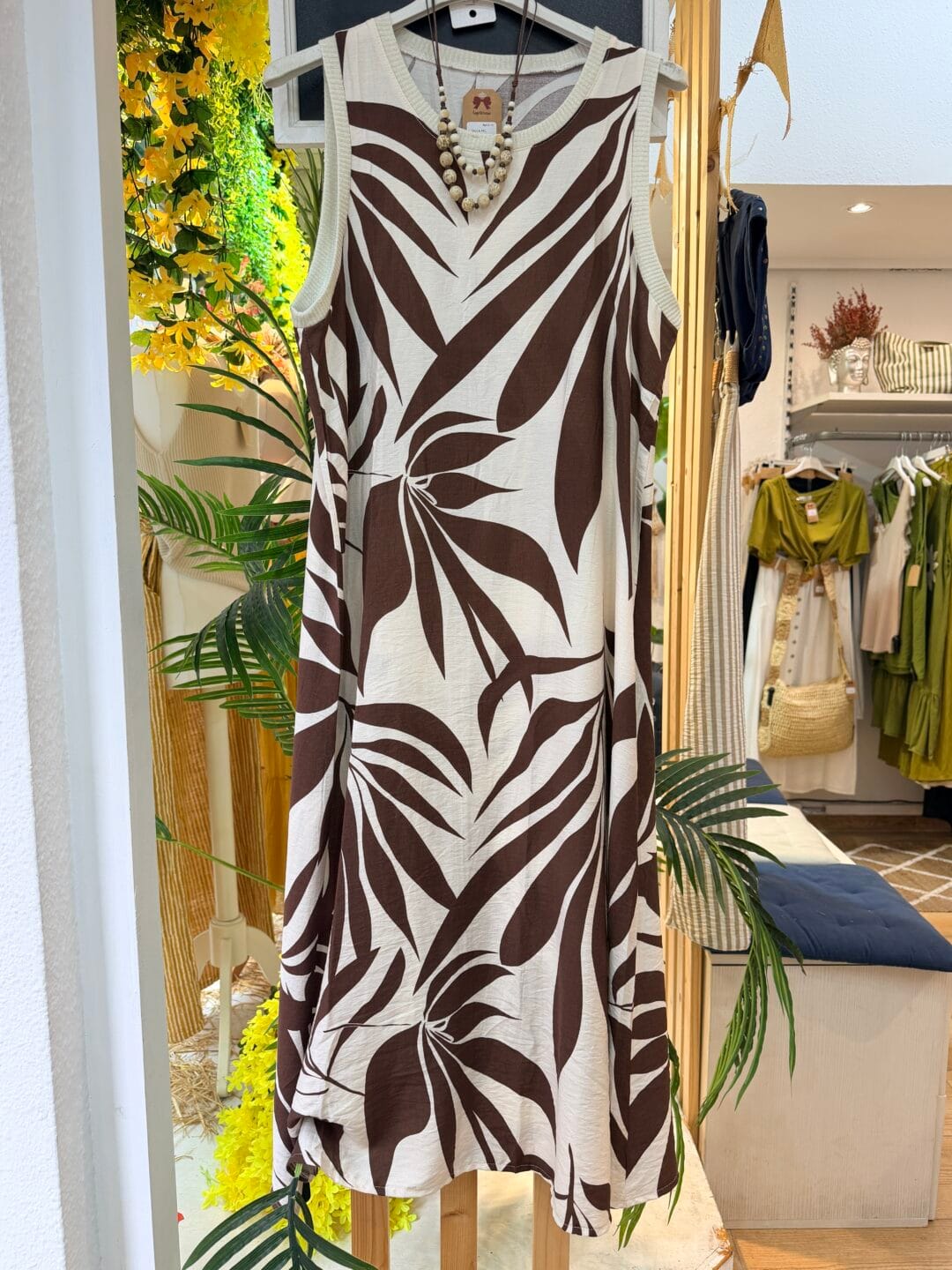 Vestido hojas