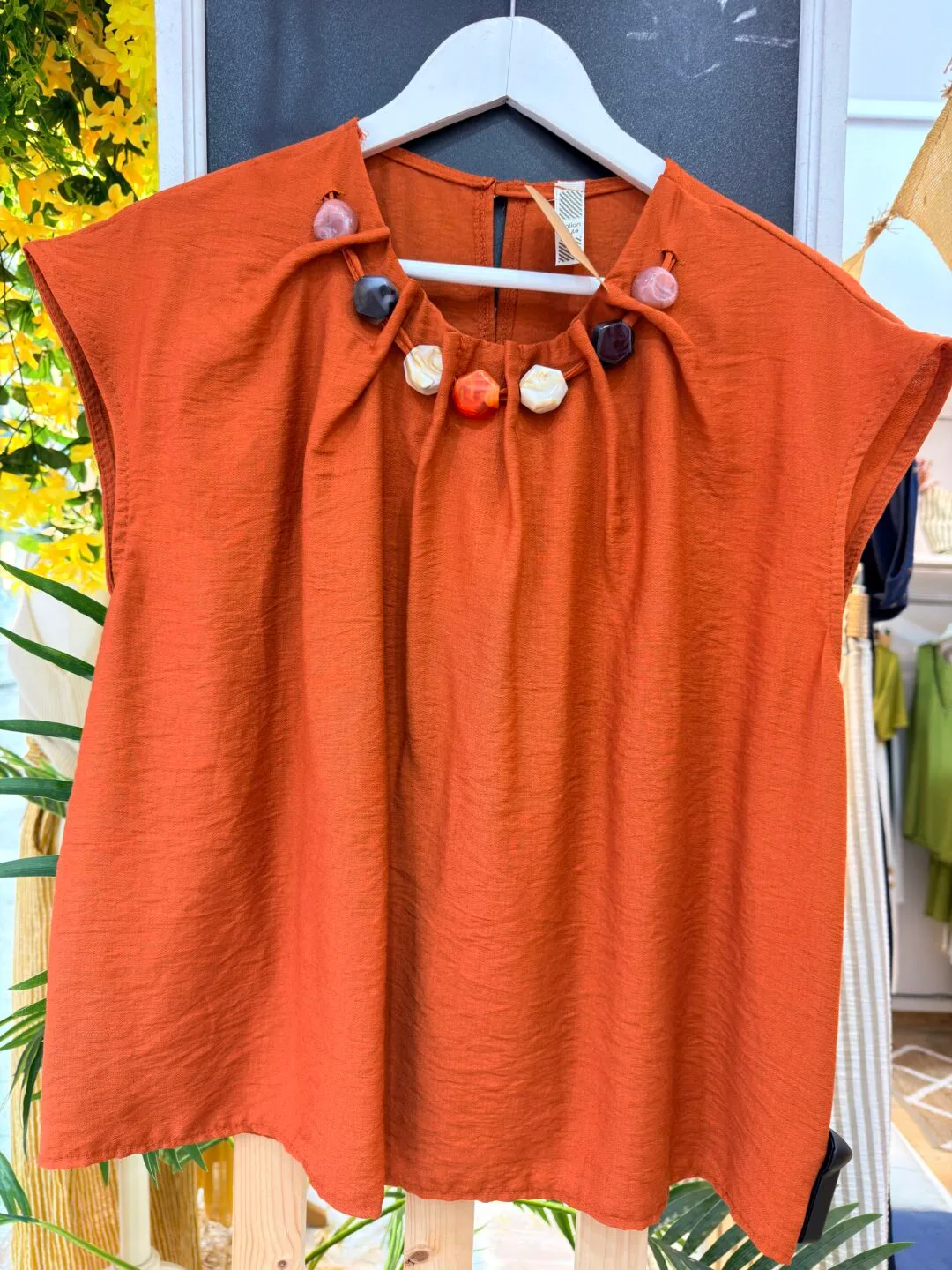 Blusa Abalorios