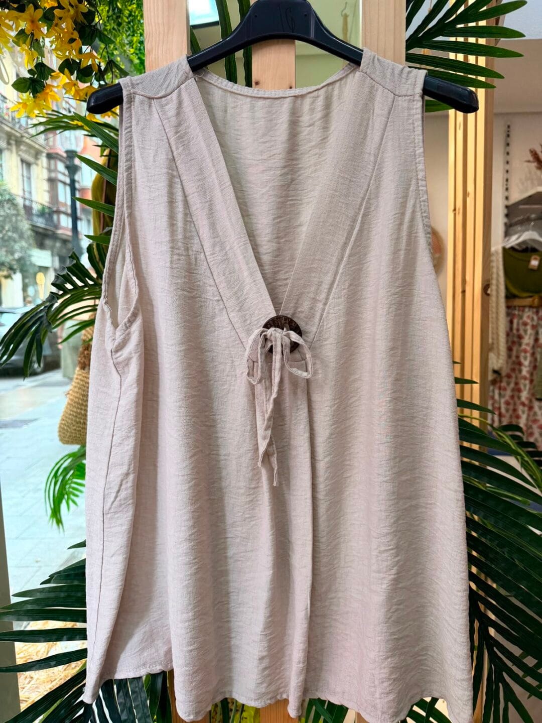 Camisa de tirante con lazo