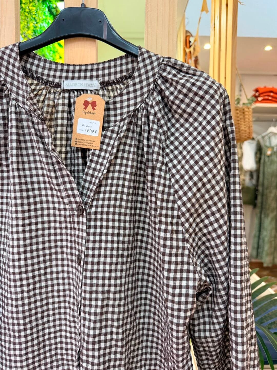 Camisa de cuadros