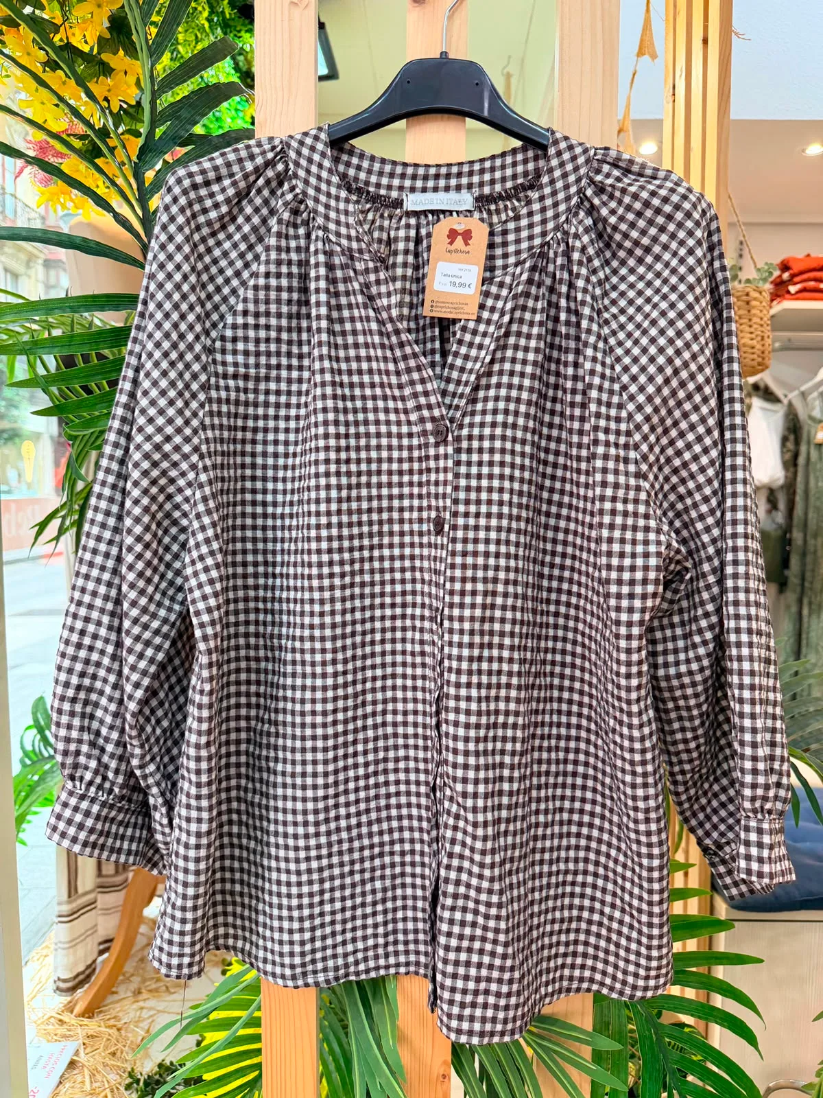 Camisa de cuadros