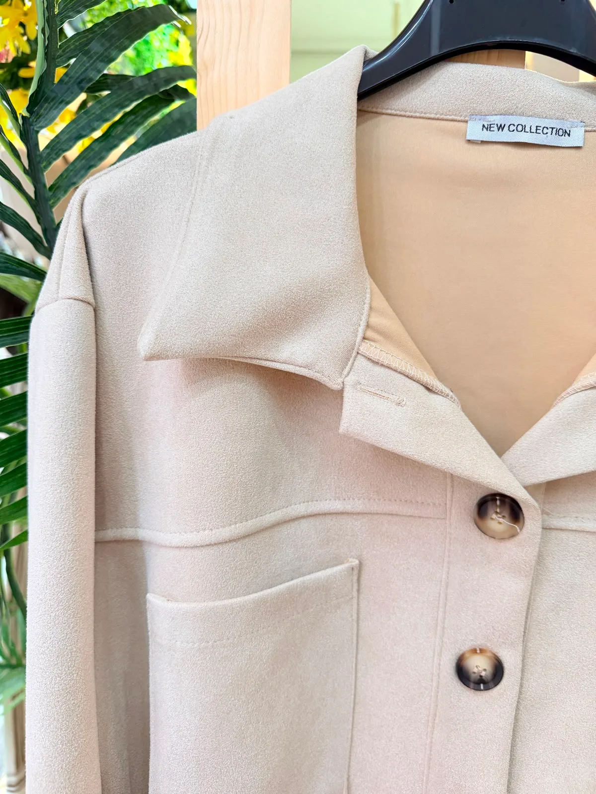 Chaqueta antelina