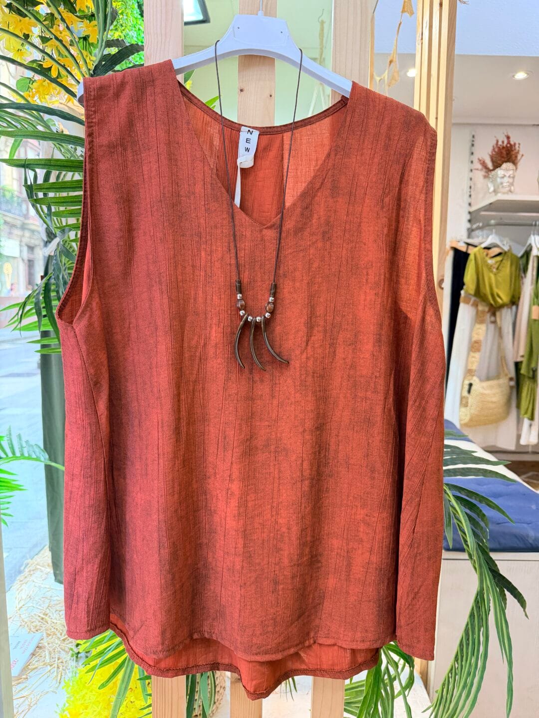 Blusa cuello V