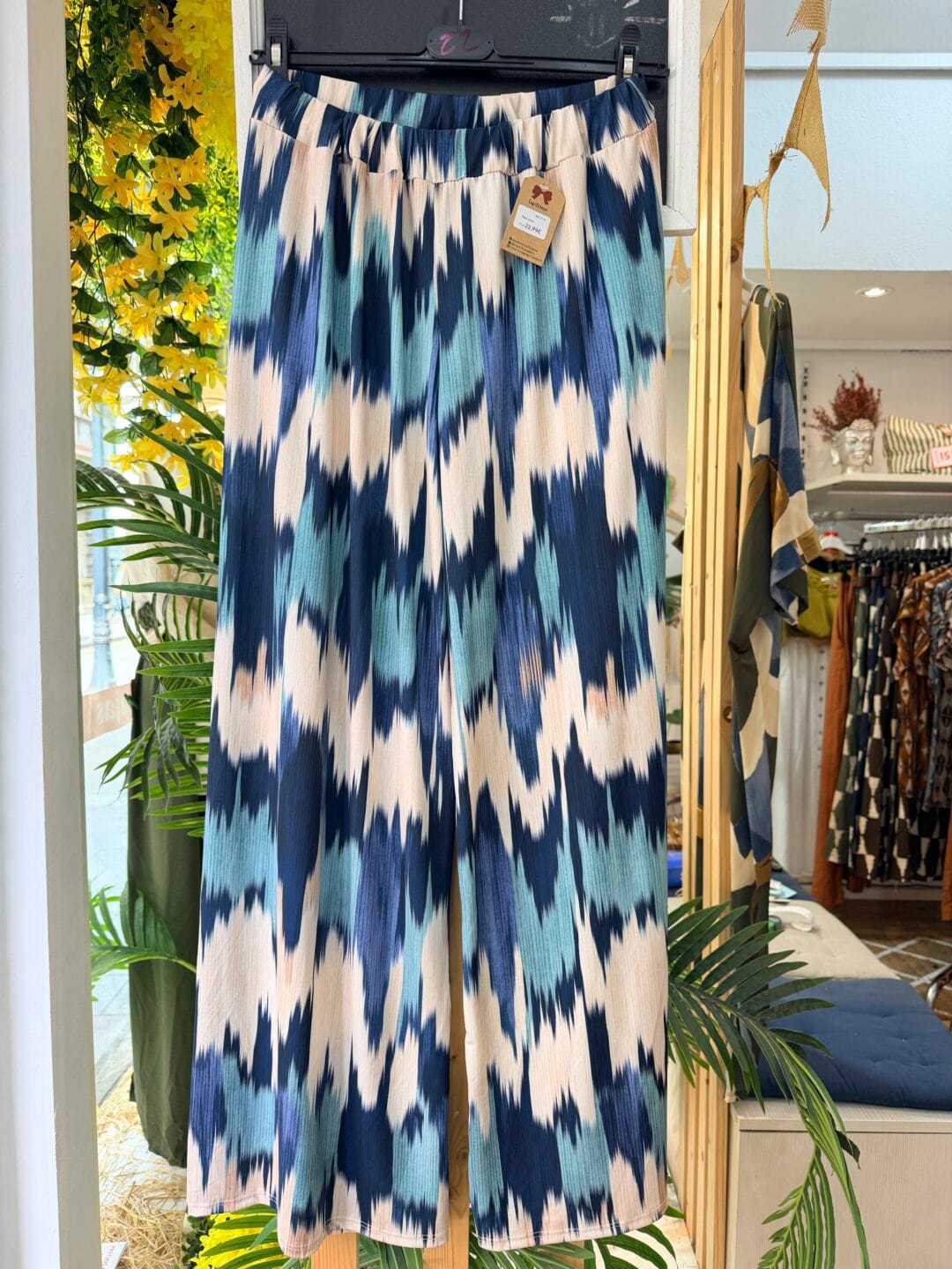 Pantalón Palazzo ikat