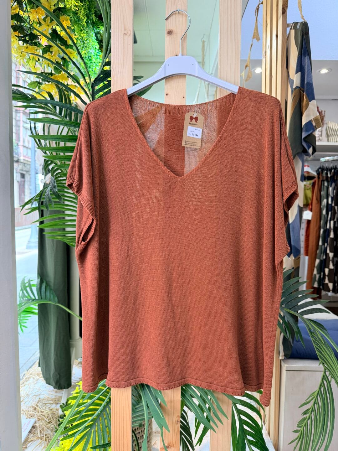 Blusa de punto fino