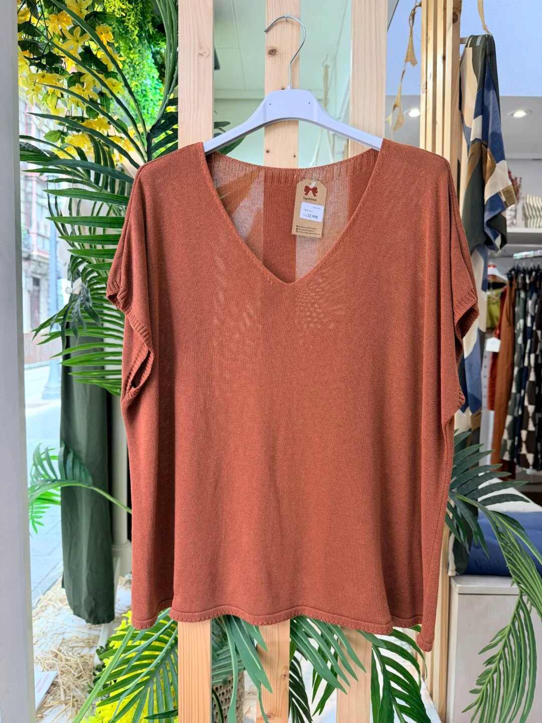 Blusa de punto fino