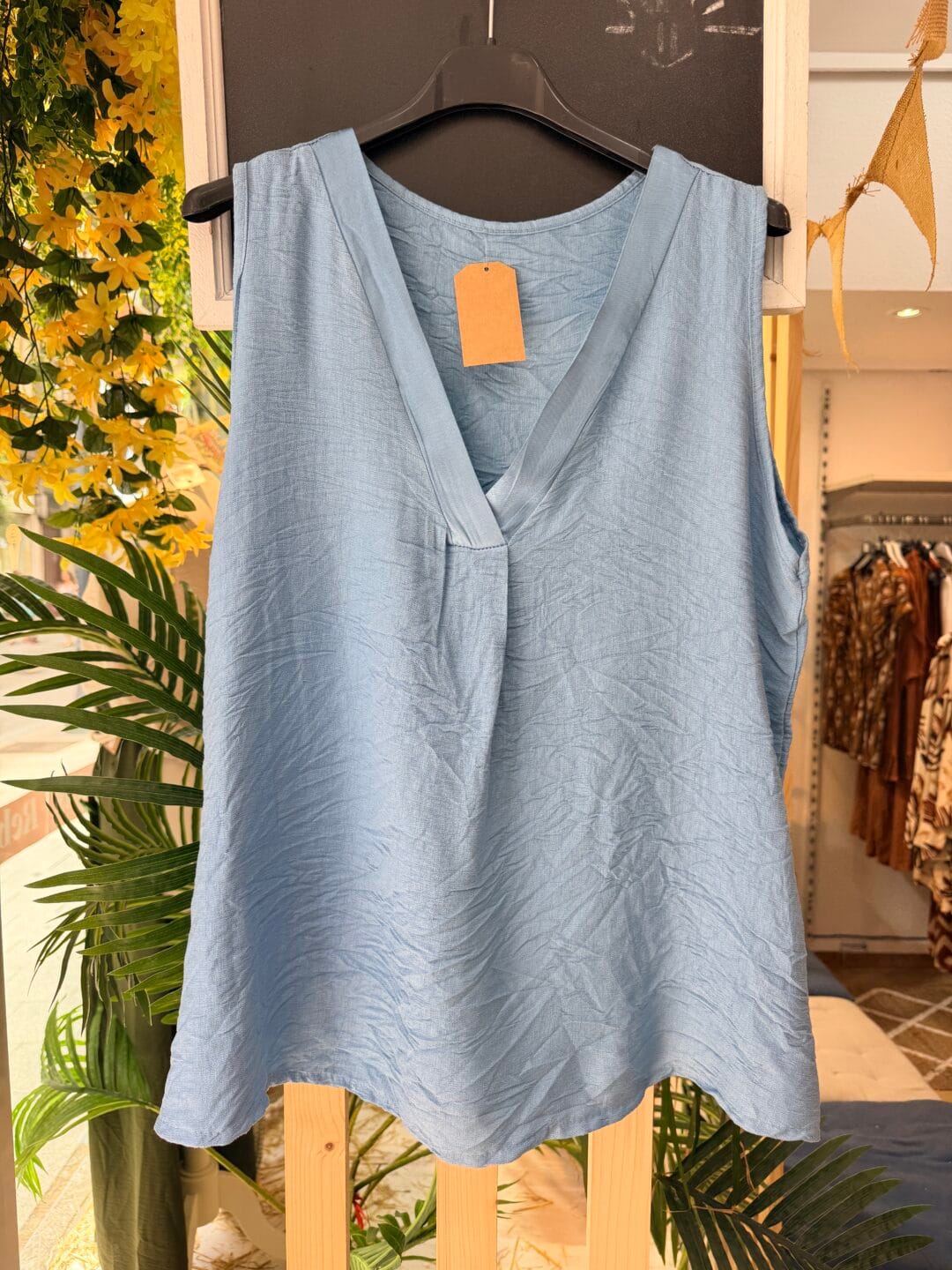 Blusa escote en V