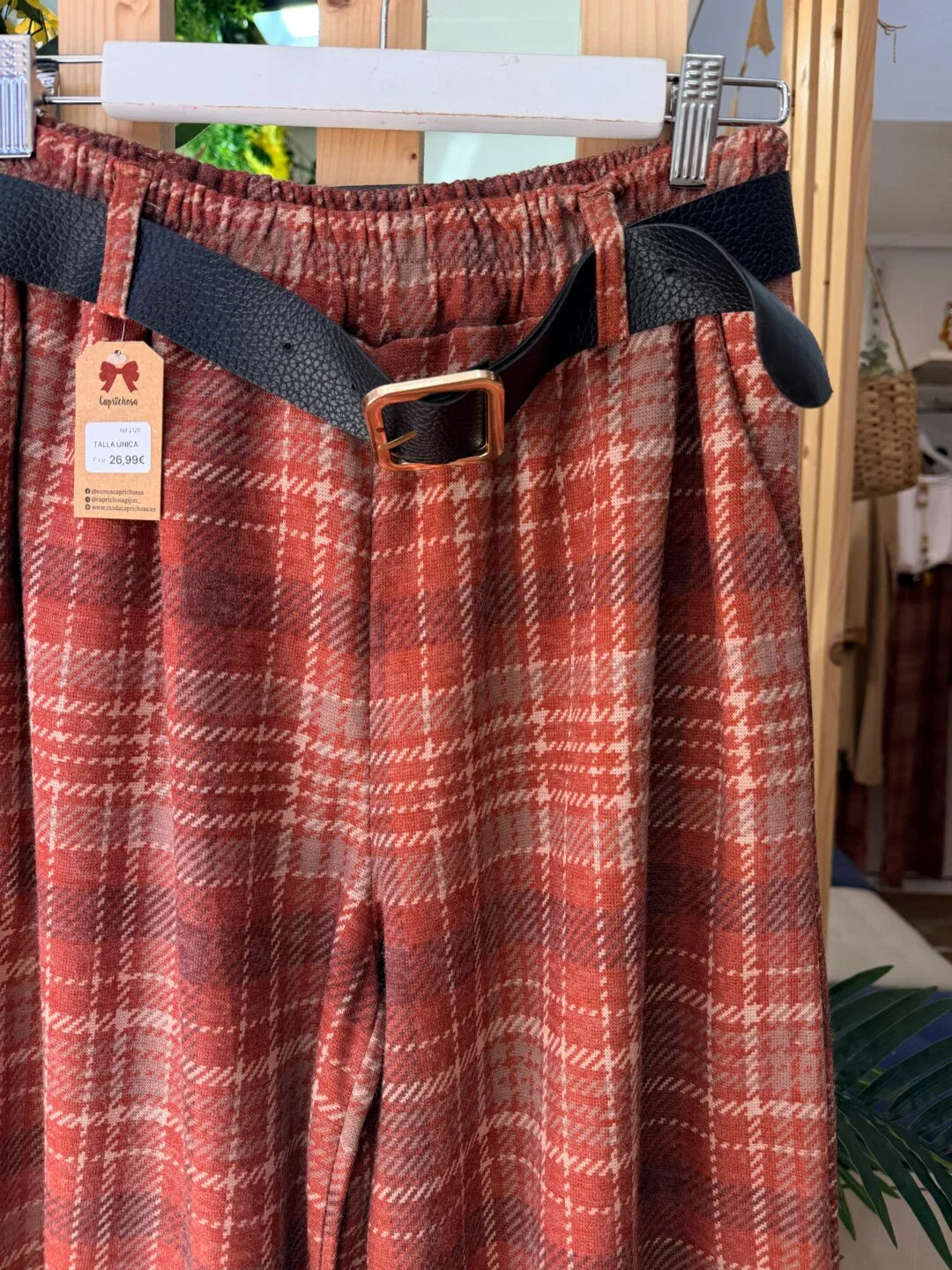 Pantalón cuadros