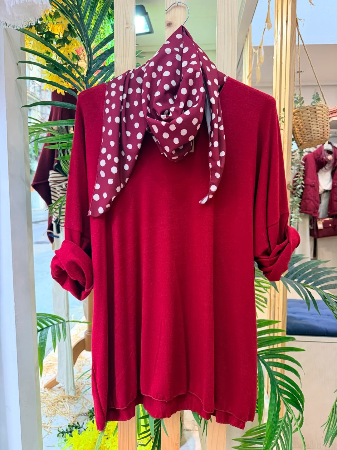 nuevo color de jersey en pico para estos días otoñales, pañuelo de regalo