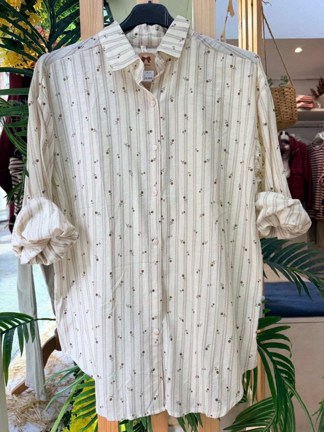 Camisa mini flores