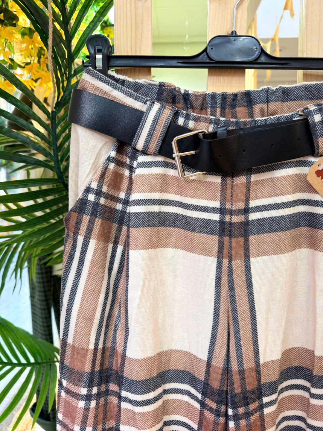 Pantalón cuadros grandes
