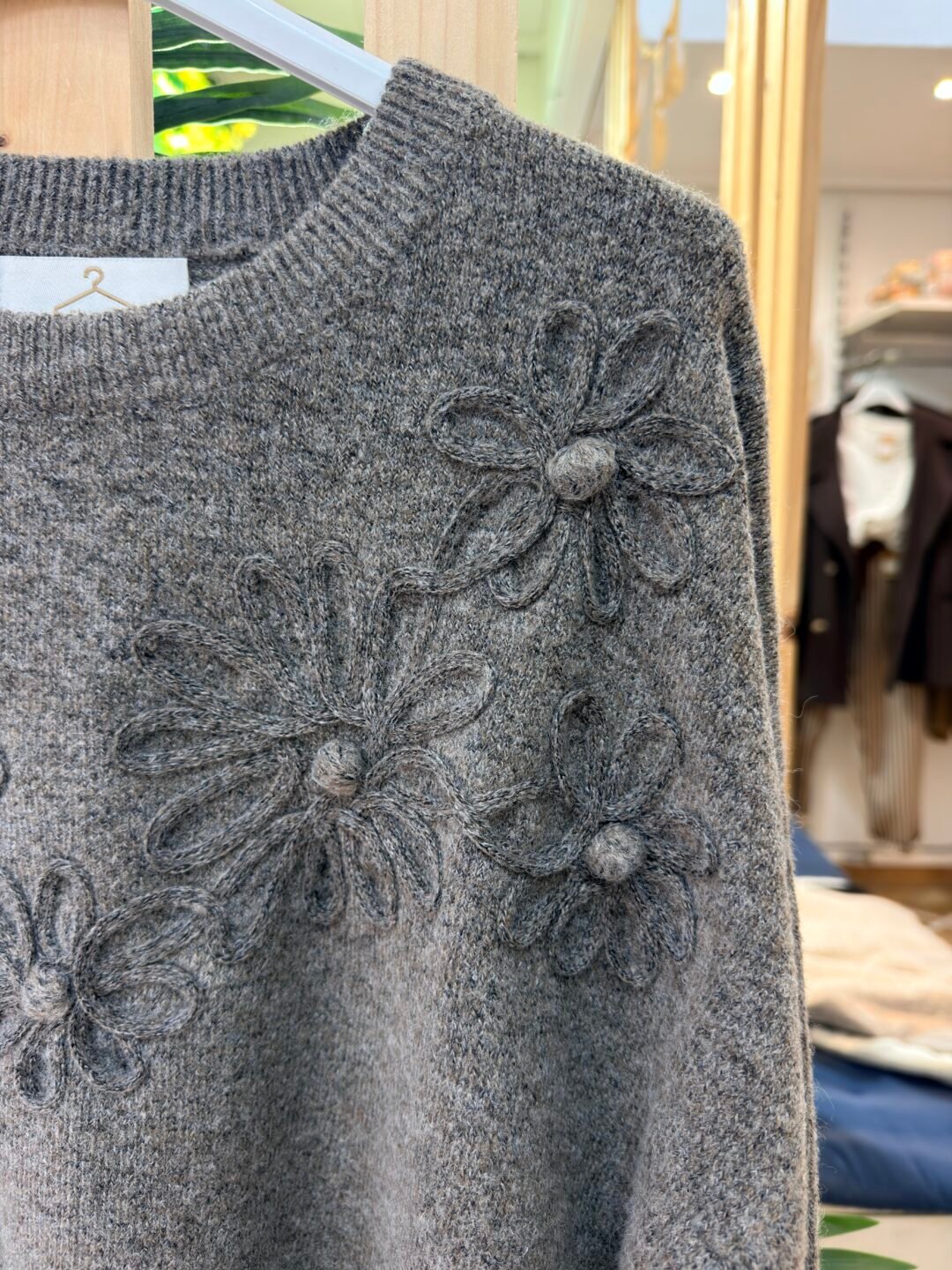 Jersey flor en relieve | Varios colores